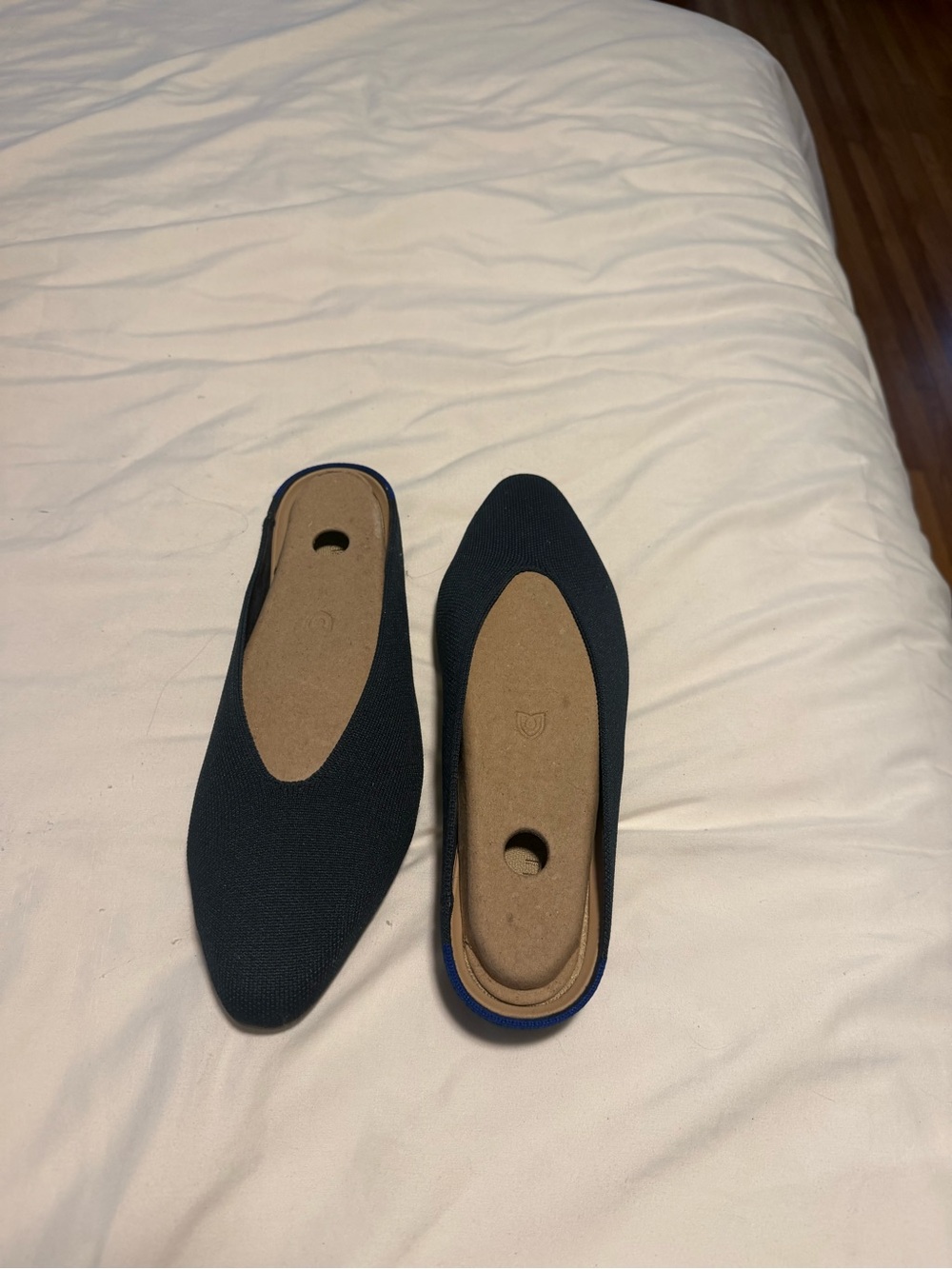 Rothy's Navy Blue Slip-On Mules - Picture 2 of 3